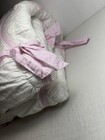 Pottery Barn Kids Pink Stripe Bow Baby Quilt   36    X 50   