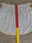 Vintage Paisley Cotton Half Apron