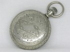 World s Fanciest Antique 18s Silveroid Fahys Pocket Watch Case  For Railroad