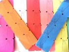 800 Blank Double Stub Flat Raffle Tickets  100 Each Of 8 Different Colors 