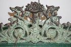 Antique European Victorian Iron Fireplace Fender