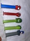 Vintage Pez Dispensers Lot Of 12 Star Wars Marvel Dc Disney Dracula Vampire Kerm