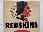 Amoco Gas - Washington Redskins Sign - 1953 Schedule - Football Gas   Oil Retro