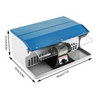 Benchtop Polishing Buffing Machine Jewelry Polisher Dust Collector W  Light 200w