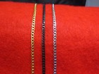 Stainless Steel  16 -50  3mm Gold silver black  Plated Curb Chain Necklace