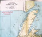 Rand Mcnally Commercial Atlas Map Page Newfoundland Island Canada 1913 Vintage