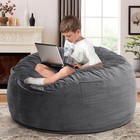 Large 3 5    Bean Bag Chair For Kids  Teens  Adults  Memory Foam