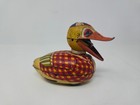 Vintage Japanese Tin Friction Duck Toy Ck Made In Japan 1950s