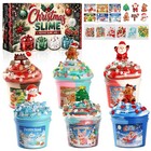 Holiday Slime Kit 6 Pack - Fun Butter Slime Set For Kids  Girls   Boys