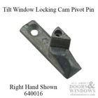 Amesbury Truth Tilt Window Cam Pivot Pin Right Handed Cam Pivot Zinc