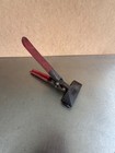 9  crescent Wiss  3-1 4  Hand Seamer  1-1 4  Jaw With Red Rubber Grips