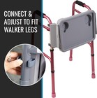 Dmi  No-tool Assembly Grey  16   X 11 8    Fold Away Walker Tray