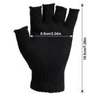 Thermal Knitted Fingerless Gloves Warm Winter Half Finger Gloves For Men Womens