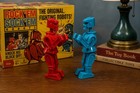 Rockem Sockem Robots Replacement Figures Red Rocker   Blue Bomber