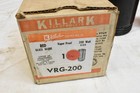 Vintage Killark Vgg-200 Glass Globe Vgg200 Red 200 Watt Vapor Proof Industrial