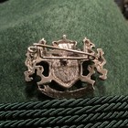 Bavarian Lions With Crown   Flag  Germany  Oktoberfest Hat Pin