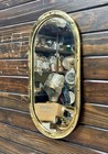 Brass Marine Wall Art Porthole Mirror   Nautical Bathroom Or Entryway Decor