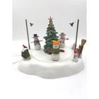 Nib Lemax Snowman Jamboree Animated Illuminated Tabletop Christmas Decoration