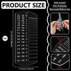Benecreat Acrylic Leather Thickness Gauge  Size Inspection Tool  Thickness   
