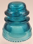Vintage Hemingray 42 Blue Glass Insulator Made In Usa