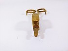 Antique   Vintage Brass Scissor Candle Wick Flame Snuffer Scissors