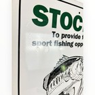 Retired Florida Stocked Fish Sign Fish   Wildlife Conservation Commission 15x12 