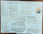 Restoration Water Decals For  Sewing Machine Bradbury Or Similar  singer 12k 