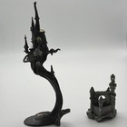 Vintage Pewter Mid Evil Castles And Other Statue