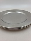 4  camping Hiking Dishes Camp Plates Heavy Gauge Metal Reusable 9 5 