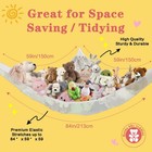Stuffed Animal Net Hammock Corner Large Toy Storage Organizer Holder Plushies   
