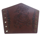Celtic Viking Pu Leather Bracers Arm Guards Armor Medieval Larp Cosplay New Seal