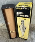 New  General Tools 24oz  Brass Plumb Bob  no  800-24  Construction Old Stock