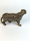 Weingeroff  georgio  Brass Ox topaz Tiger Figurine - Retail  2000 Made In Usa 