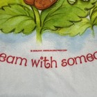 Vtg 1980s Strawberry Shortcake Nightgown Bates-jama Blue Ruffle Dress Size 4 Kid