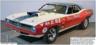 Sox   Martin Plymouth Barracuda Nhra Drag Decals 1 43rd Scale Slot Car Decals