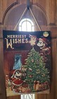 Disney Parks Mickey   Minnie Holiday Christmas Light Up Hanging Tapestry Wow