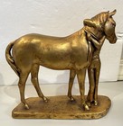 Freeman Mcfarland    girl With Horse     131 Signed Gold Leaf 10 5 X 11    Beautiful 