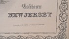 Antique C  1855 J  H  Colton s Map Of New Jersey Hand Colored