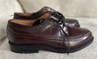 New Vtg  Johnston   Murphy Aristocraft Burgundy Oxford Wingtip Shoe Sz 9 5 E c
