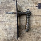 Antique Victorian Eastlake Cast Brass Ornate Door Handle Knob Door Hardware