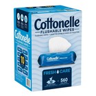 Cottonelle Freshcare Flushable Wipes  10ct  560 Wipes 