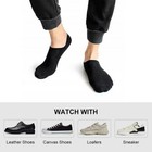 3-12 Pairs Men Invisible No Show Nonslip Loafer Low Cut Solid Cotton Socks Us