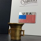 Antique Heavy Solid Brass Pharmacy Apothecary Bowl X