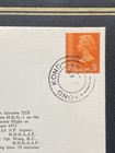 Gb Royal Hong Kong Auxiliary Air Force 25th Anniversary Stamp Cover 1975