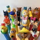 Lot Of 85 Loose Pez Assorted Characters Vintage With Feet A3