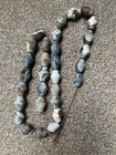 Excellent Rare Tibetan Natural Old Agate Dzi Beads Prayer Necklace    