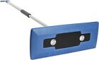 Snow Joe 4-in-1 Telescoping Snow Broom Ice   Scraper 18  F h Headlights Blue New