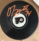Owen Tippett Signed Puck Philadelphia Flyers Autographed Nhl Proof
