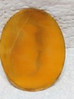 Vintage   Carved Shell Cameo Lady   1 3 4  By 1 3 8   j 