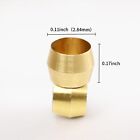 Brass Compression Fitting Ferrule Sleeve  1 8  Tube Od  pack Of 30 